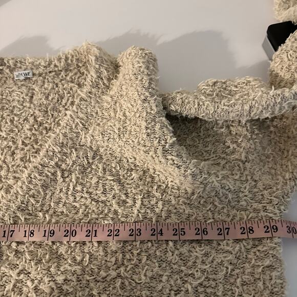 Loewe Men's Beige Yzzuf Cardigan Sweater Size XL Linen Wool Blend Shaggy Cream - Picture 9 of 16